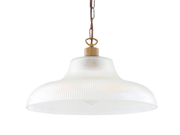 LONDON 40CM PRISMATIC RAILWAY PENDANT - Handmade pendant lamp by mullan lighting - view 2